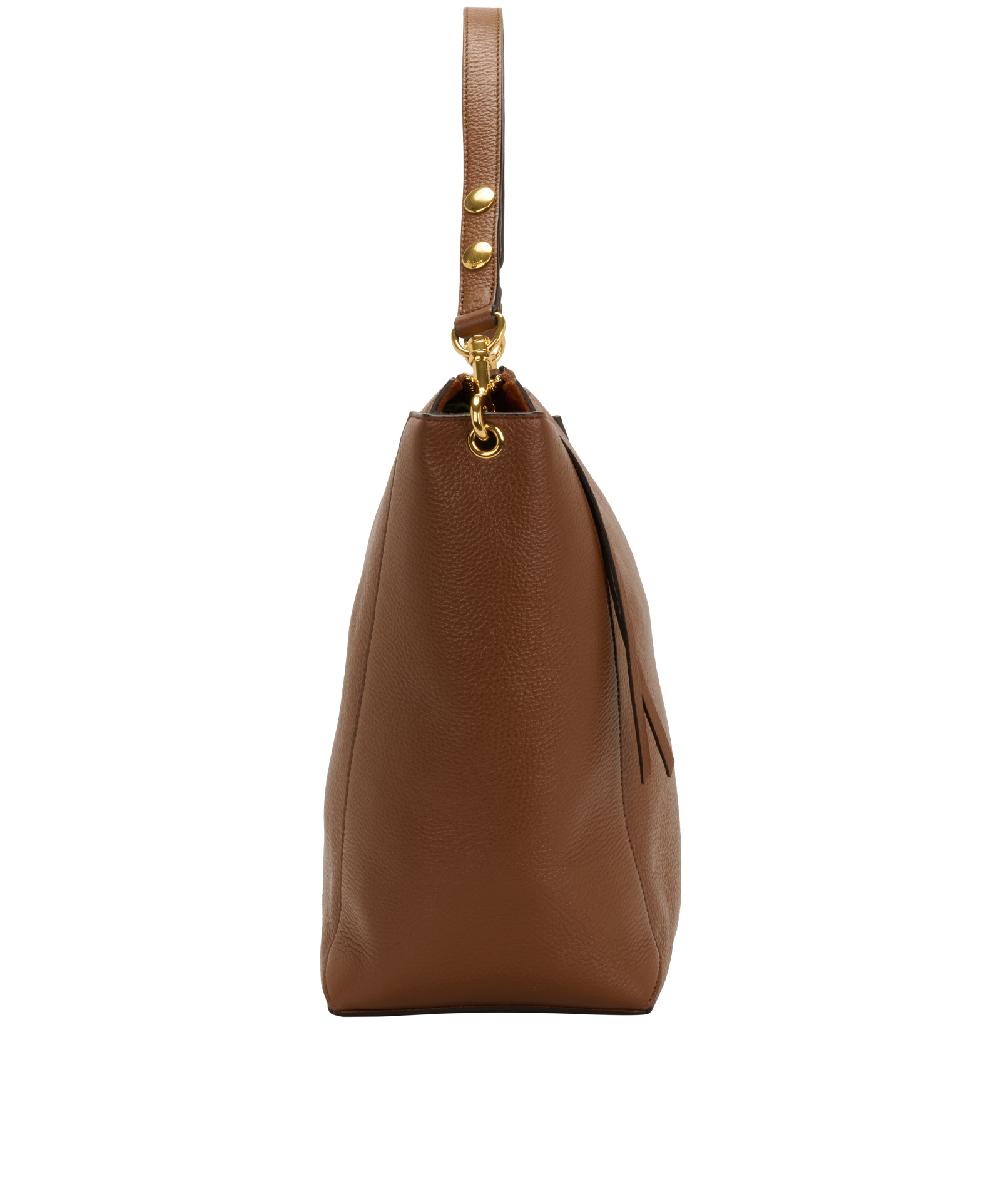 Camden, &pound;295, Handbags, Brown, Leather, Side view